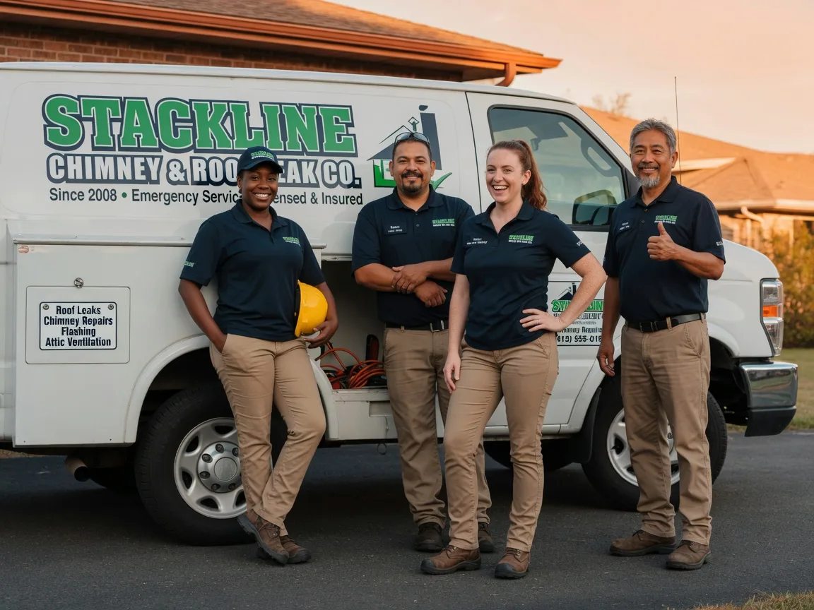 Chimney flashing repair company in Woodson, IL